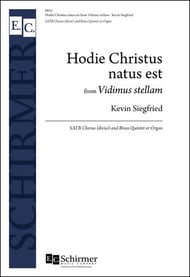 Hodie Christus Natus Est from Vidimus Stellam SATB choral sheet music cover Thumbnail